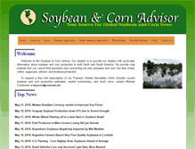 Tablet Screenshot of cornandsoybean.com